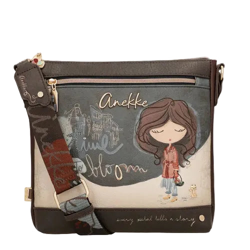 Sac à main bandoulière Tulipe de format moyen - Anekke