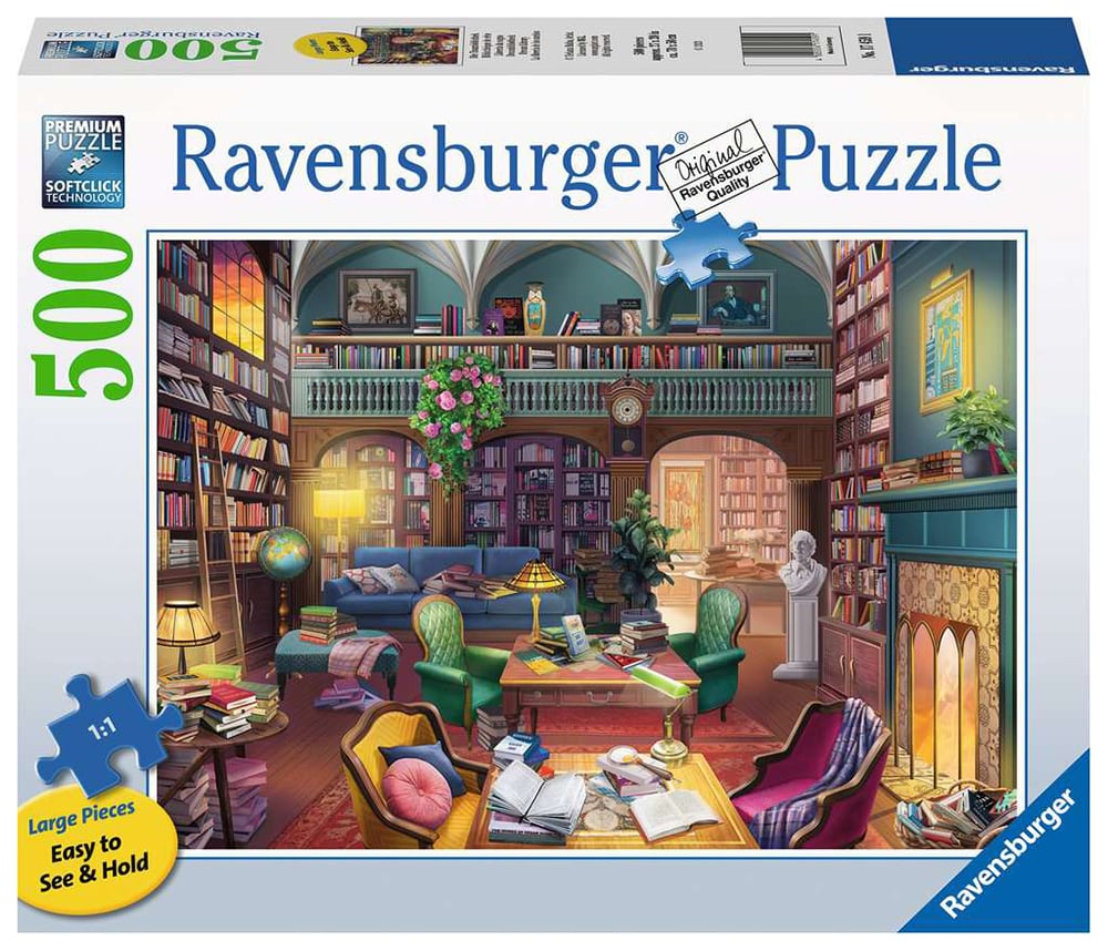 CASSE-TÊTE BIBLIOTHÈQUE DE RÊVE 500 PIÈCES - RAVENSBURGER