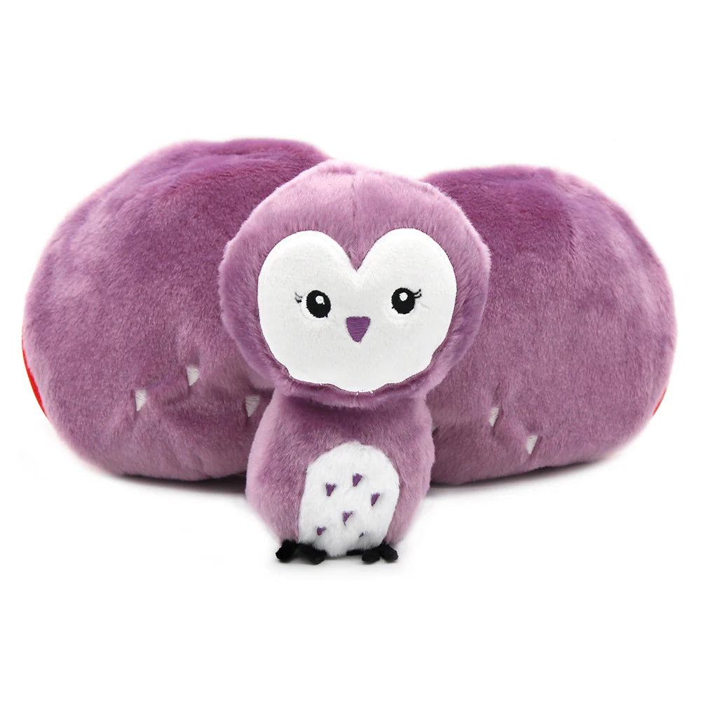 VIOLET LA FRAISE CHOUETTE FLIPETZ PELUCHE