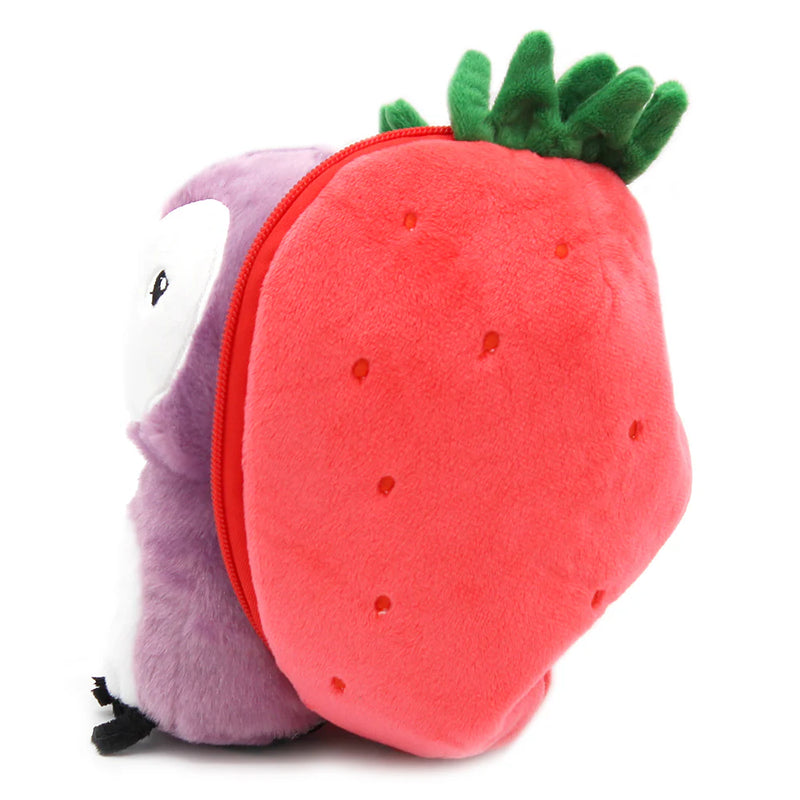 VIOLET LA FRAISE CHOUETTE FLIPETZ PELUCHE