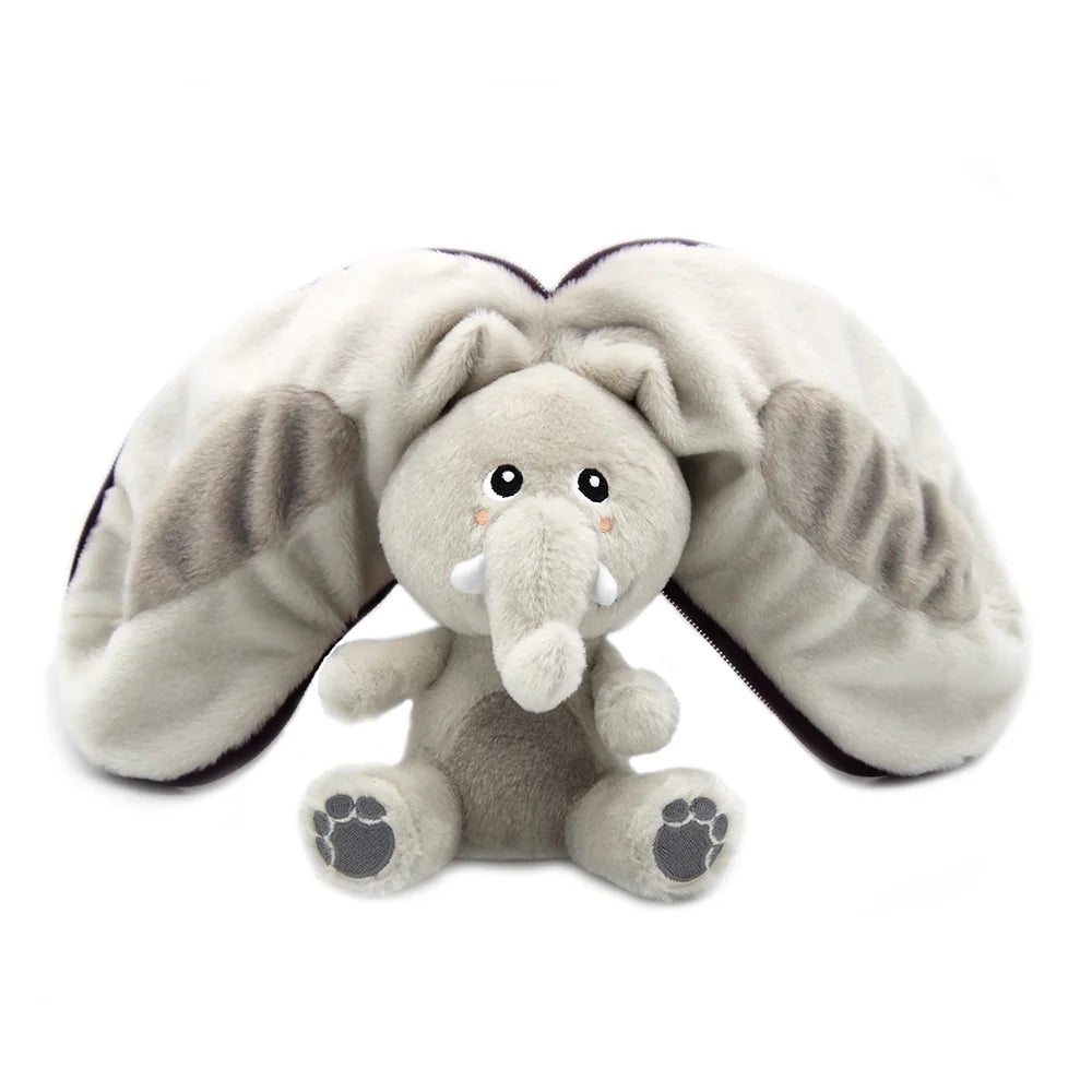 VELVET L`AUBERGINE ELEPHANT FLIPETZ PELUCHE