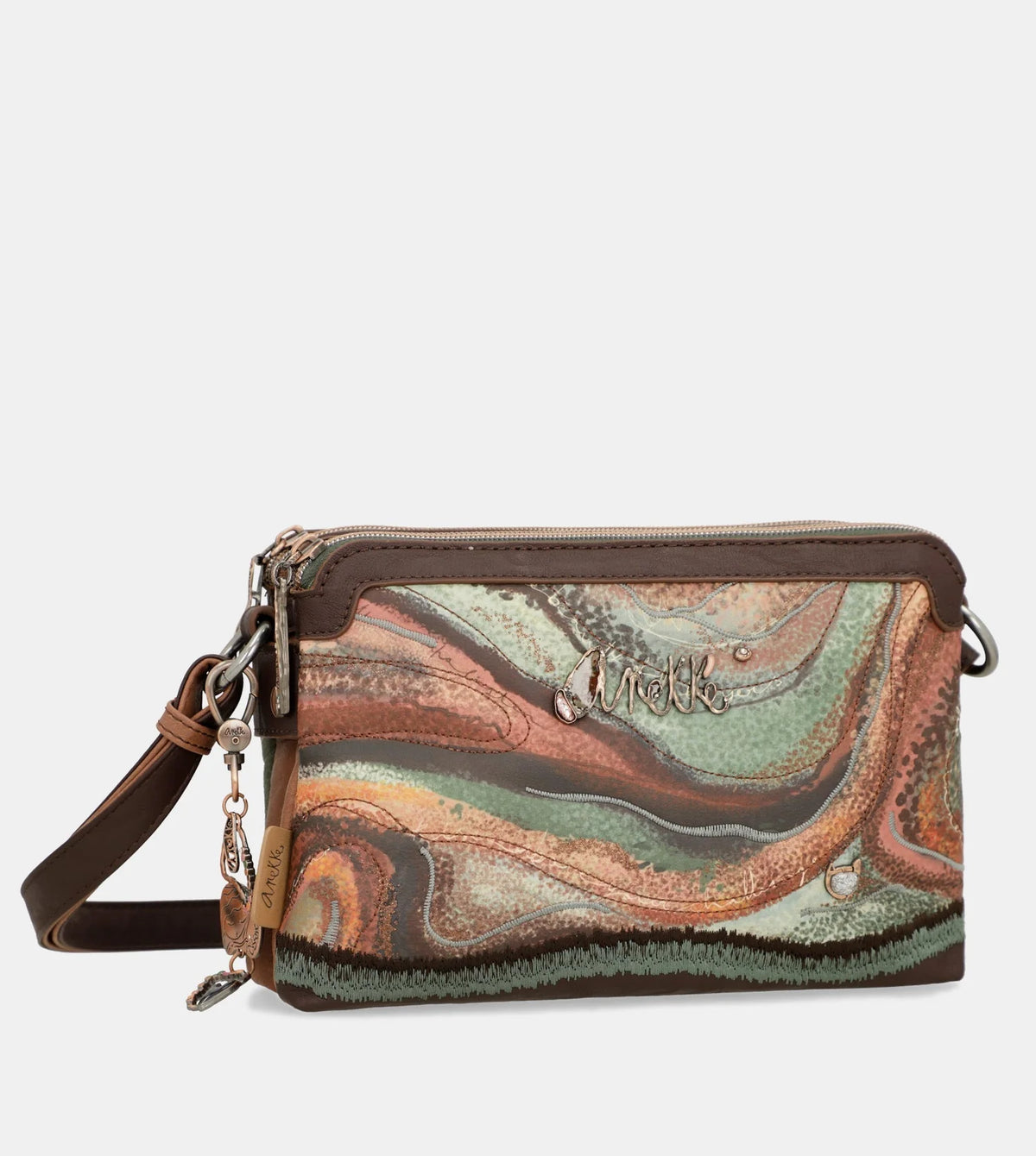 SAC BANDOULIERE EXTERIEUR 2 COMPARTIMENTS