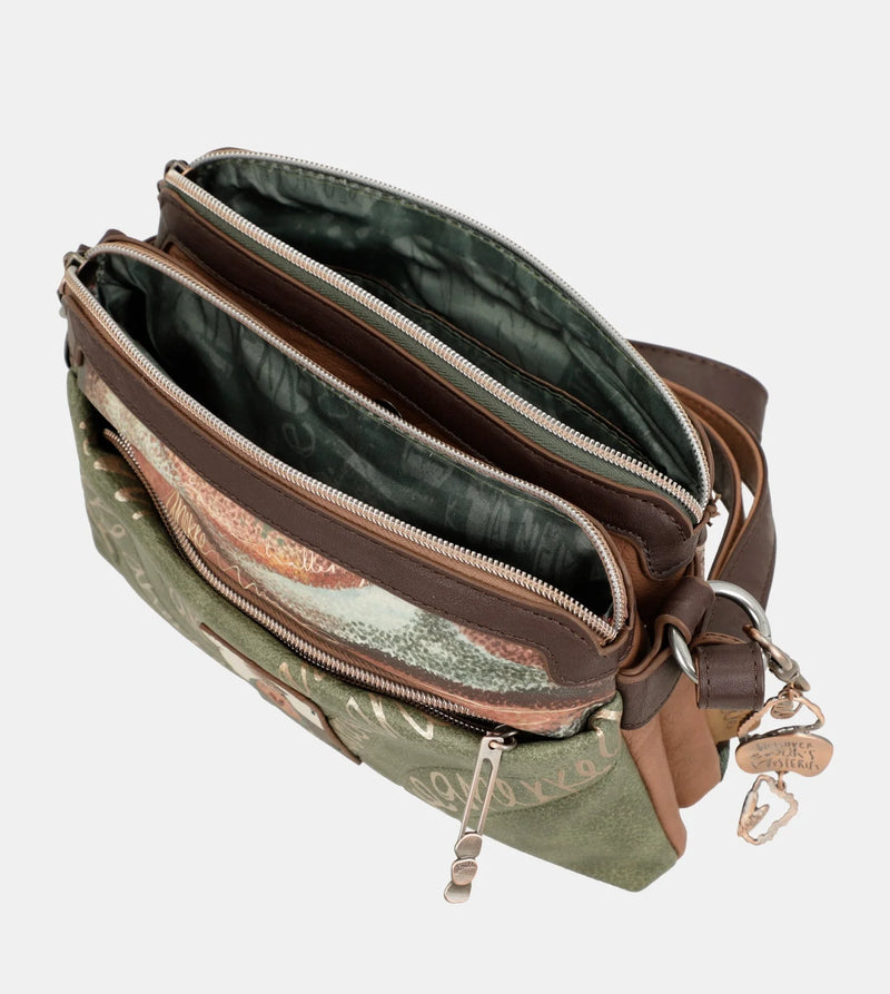 SAC BANDOULIERE EXTERIEUR 2 COMPARTIMENTS