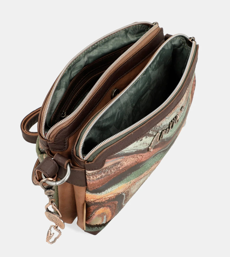 SAC BANDOULIERE EXTERIEUR 2 COMPARTIMENTS