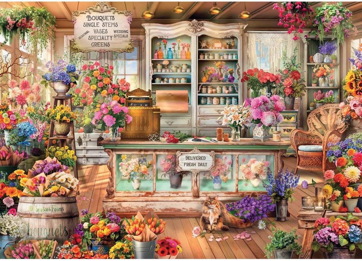 CASSE-TETE ALL SEASONS FLOWERS SHOP - RAVENSBURGER