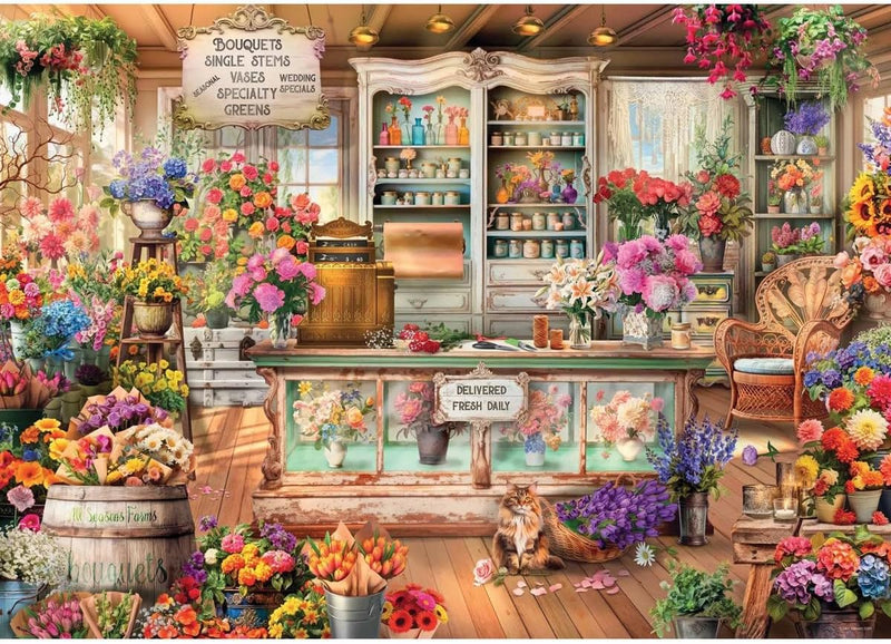 CASSE-TETE ALL SEASONS FLOWERS SHOP - RAVENSBURGER