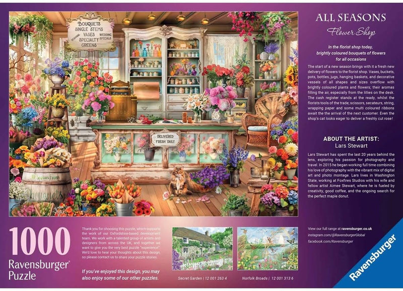 CASSE-TETE ALL SEASONS FLOWERS SHOP - RAVENSBURGER