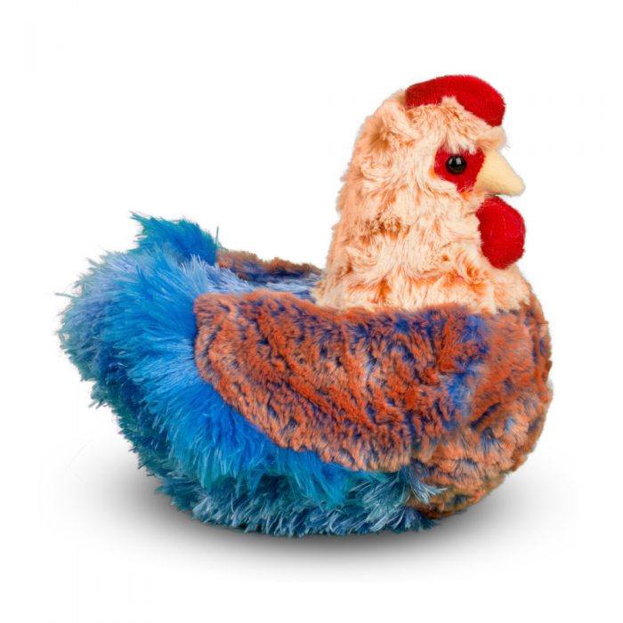 HENRIETTA – PELUCHE LA POULE BLUE LACE (DOUGLAS CUDDLE TOY)