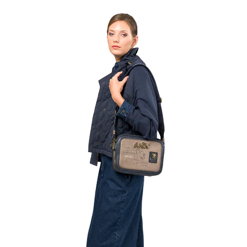 SAC BANDOULIERE BOUTIQUE 3 COMPARTIMENTS – ANEKKE