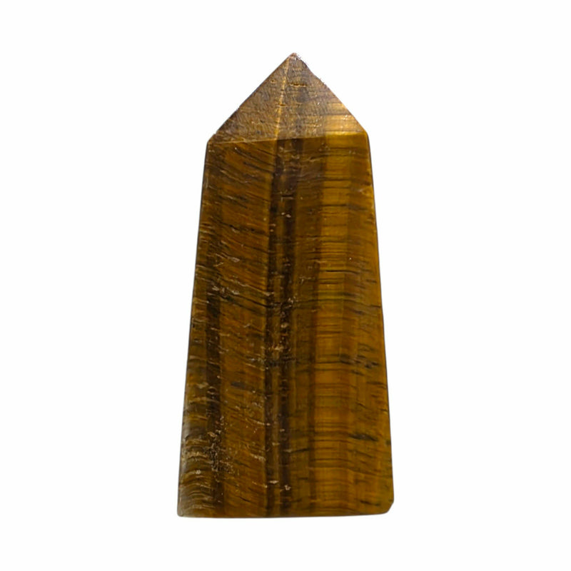 Pointe de pierre naturelle Oeil de tigre