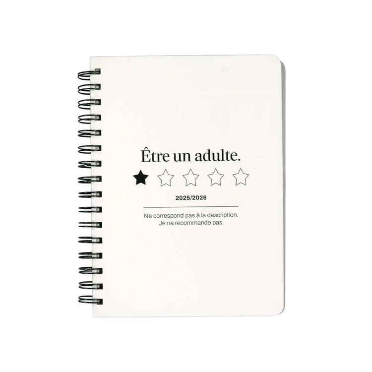 AGENDA ACADEMIQUE 2025-2026 ETRE UN ADULTE