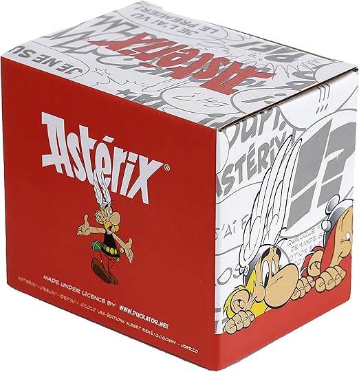 DERRIÈRE DE LA BOÎTE CADEAU DE LA TASSE ASTÉRIX