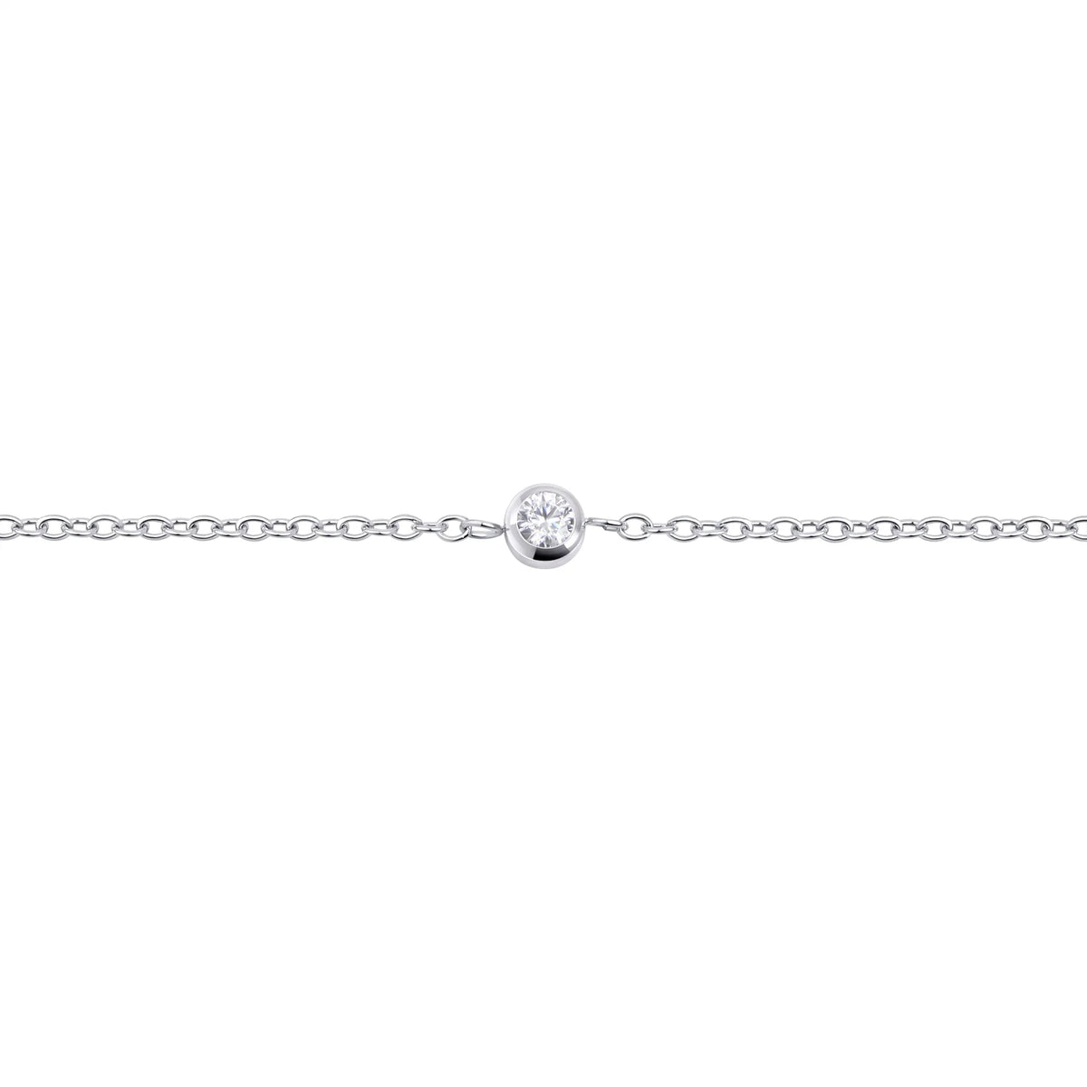 BRACELET ACIER INOXYDABLE AVEC ZIRCON JUPITER II | MIA BIJOUX