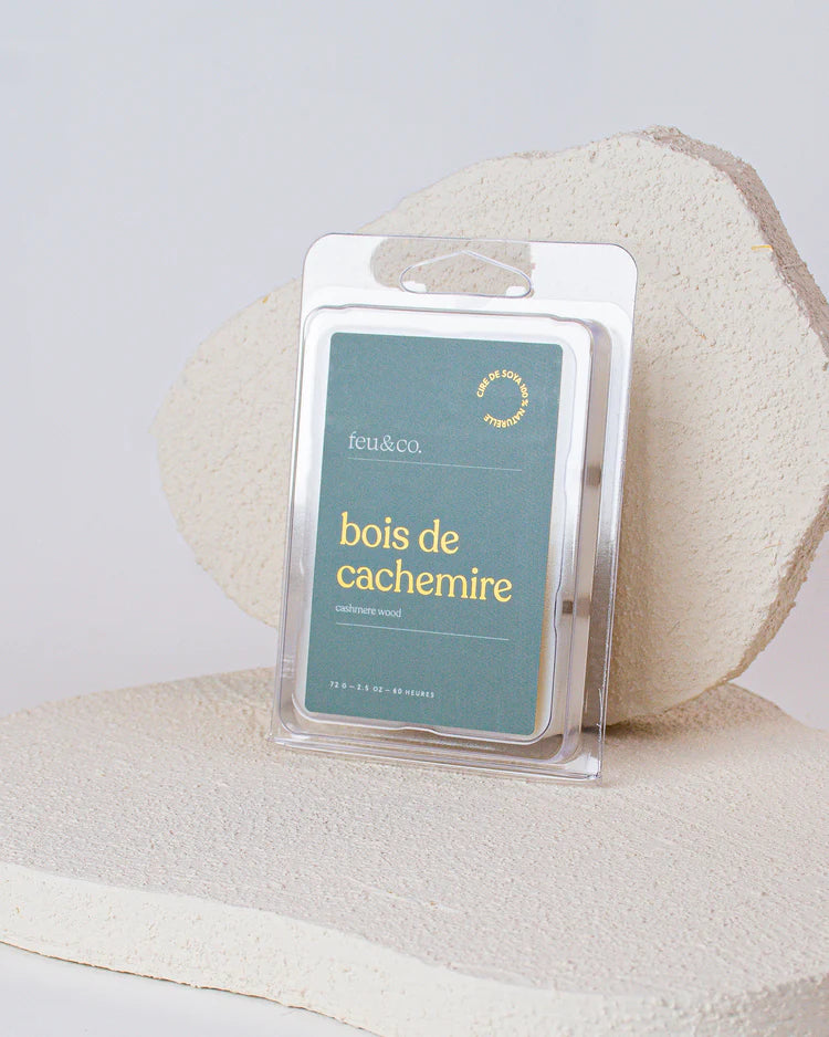 CUBES DE CIRE BOIS DE CACHEMIRE - FEU & CO