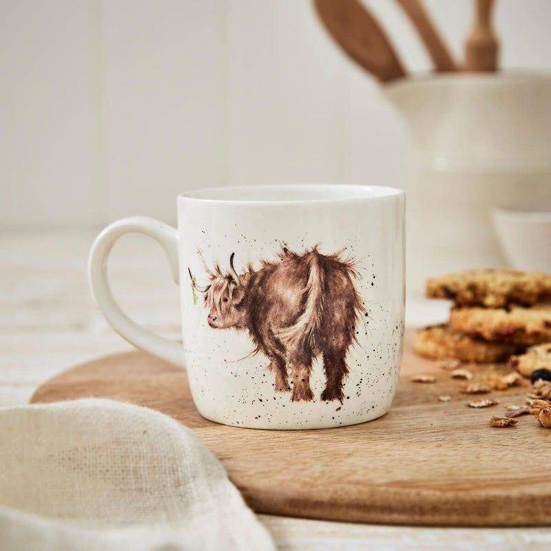 TASSE VACHE HIGHLAND PORCELAINE - WRENDALE DESIGNS