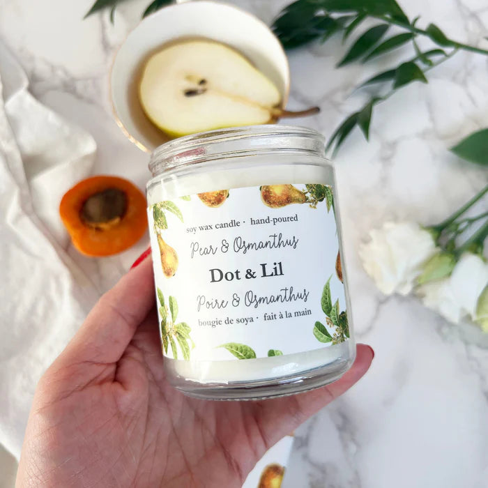 BOUGIE POIRE ET OSMANTHUS