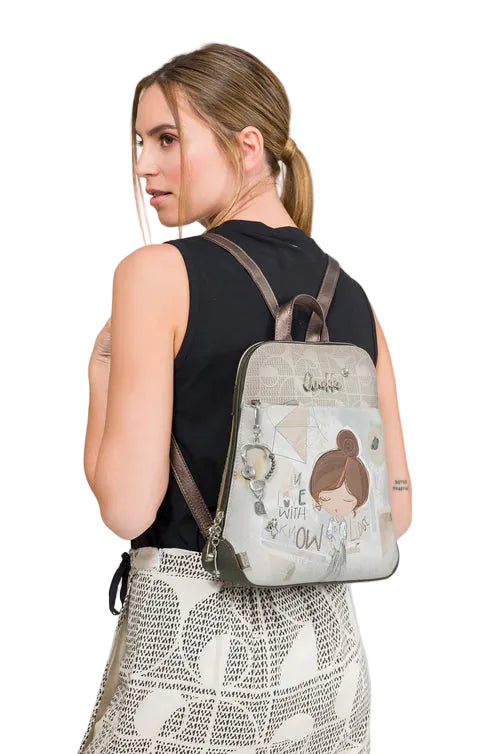 Sac à dos moyen artistique inspiré d’Hypatie avec design élégant et fonctionnel - Anekke