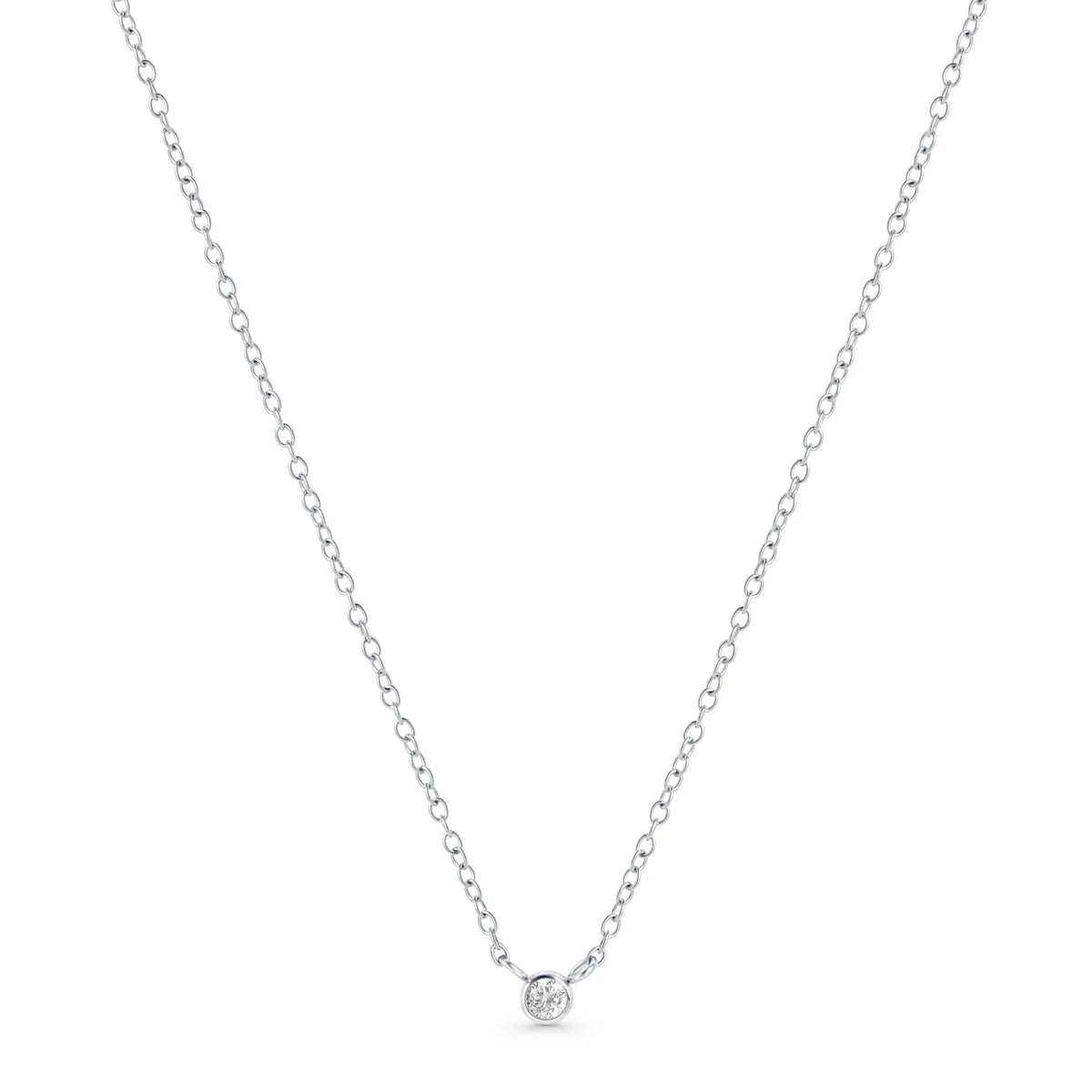 COLLIER EN ACIER INOXYDABLE AVEC PENDENTIF ZIRCON JUPITER | MIA BIJOUX