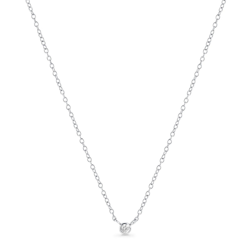 COLLIER EN ACIER INOXYDABLE AVEC PENDENTIF ZIRCON JUPITER | MIA BIJOUX