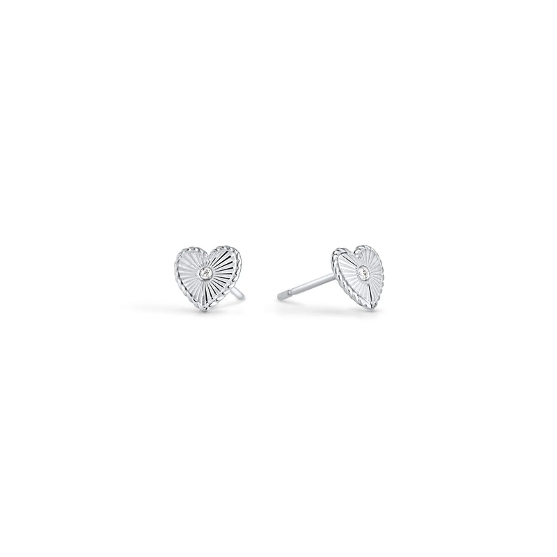 COFFRET CADEAU BIJOUX MIGNONS EN ACIER INOXYDABLE : BOUCLES D'OREILLES EN COEUR | MIA BIJOUX