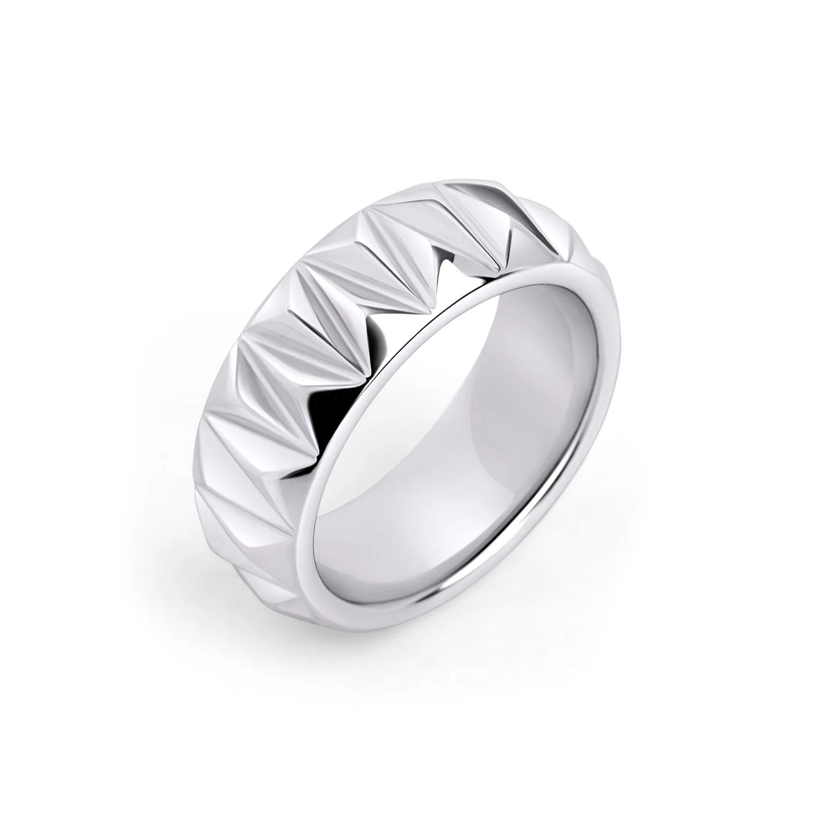 BAGUE TENDANCE EN ACIER INOXYDABLE NAOMI