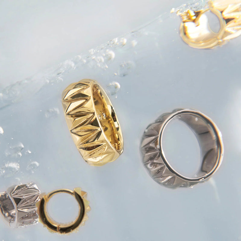 BAGUE TENDANCE EN ACIER INOXYDABLE NAOMI