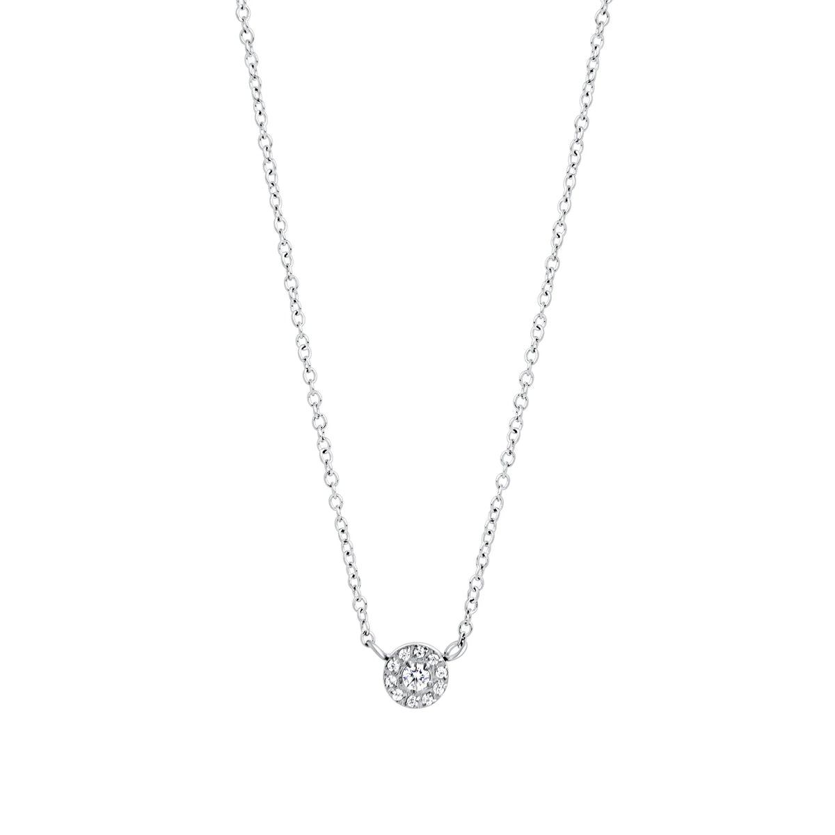 Coffret cadeau Bijoux Authentiques en acier inoxydable avec zircon : collier | MIA Bijoux