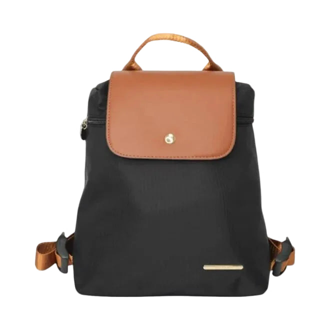 SAC A DOS EMILIE NOIR ET TAN - URBANI