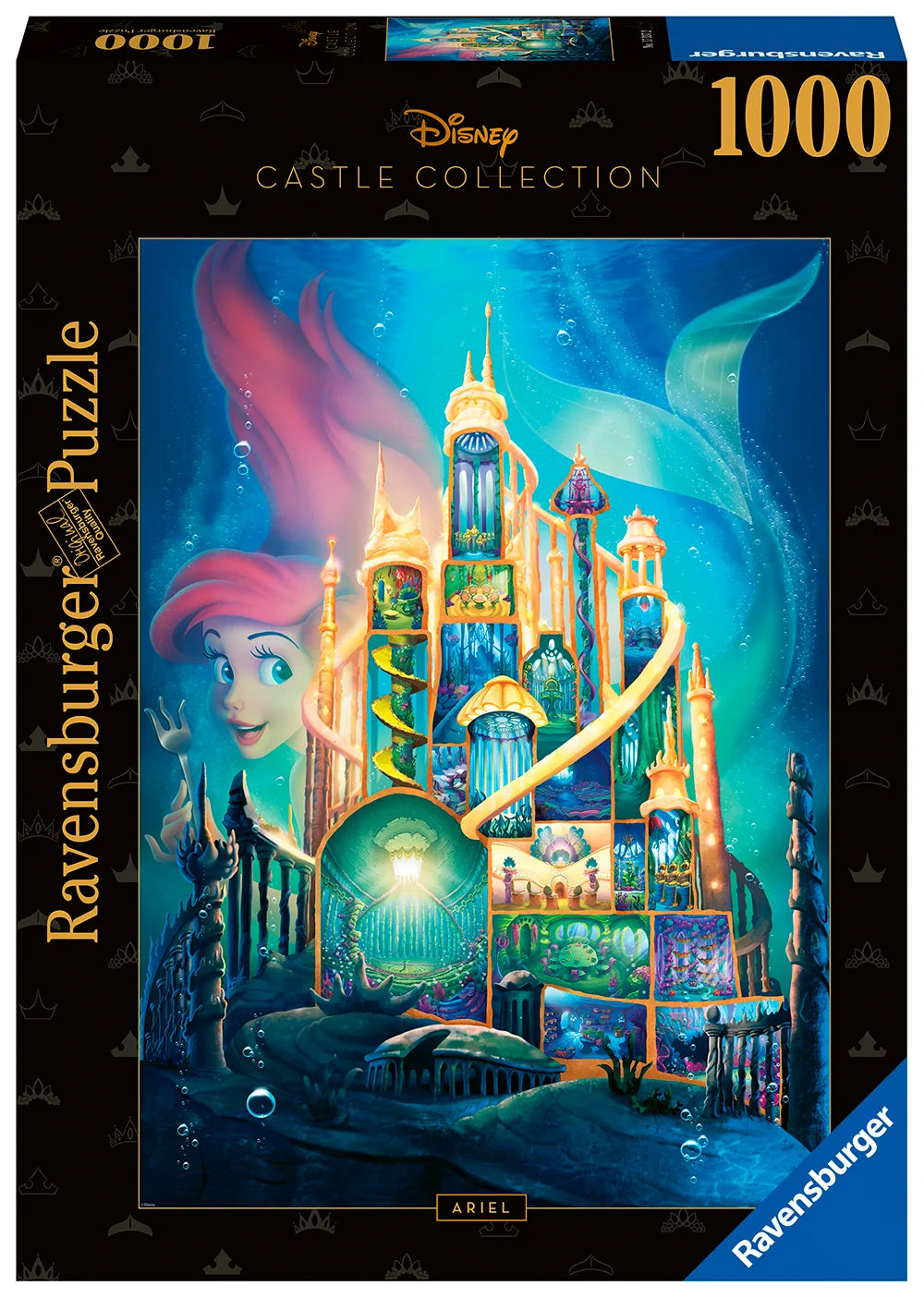 CASSE-TETE DISNEY CHATEAU ARIEL 1000 MORCEAUX | RAVENSBURGER
