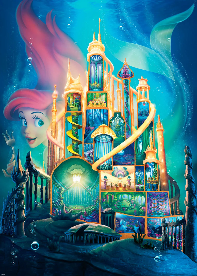 CASSE-TETE DISNEY CHATEAU ARIEL 1000 MORCEAUX | RAVENSBURGER