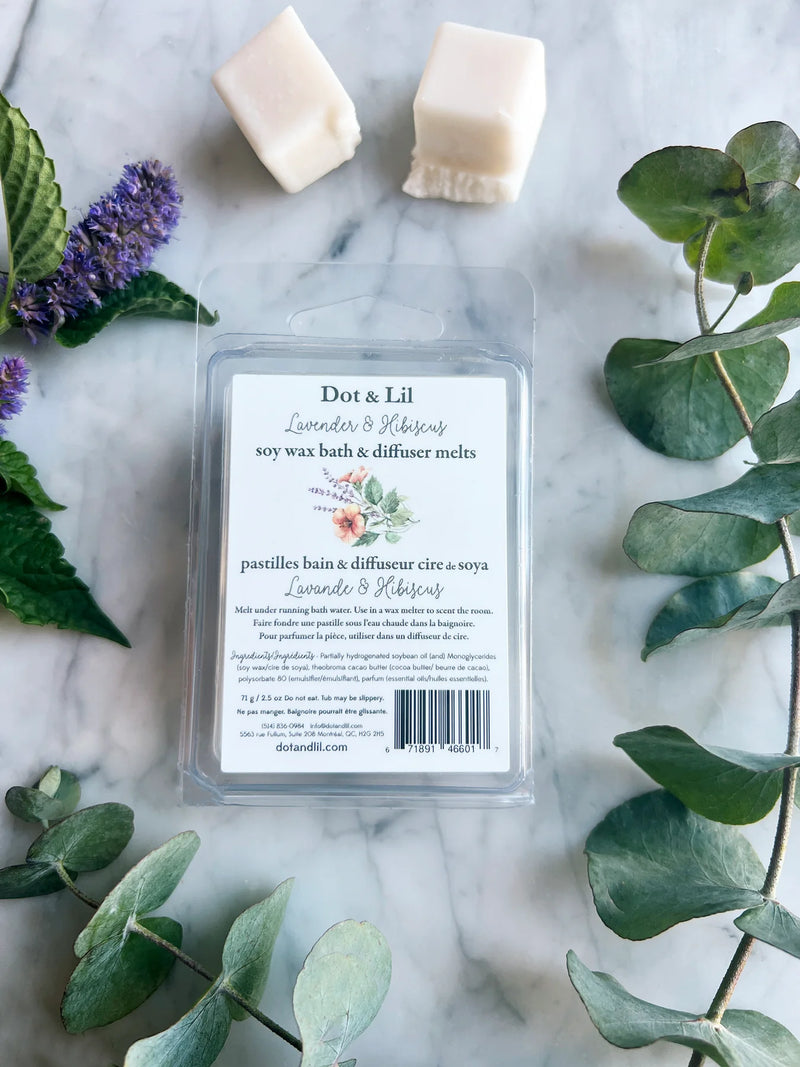 PASTILLES BAIN ET DIFFISEUR LAVANDE & HIBISCUS