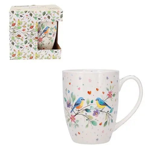 TASSE EN PORCELAINE – OISEAUX (380 ML)