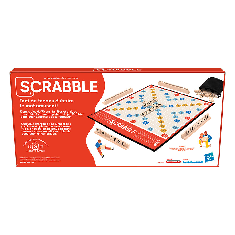 JEU SCRABBLE CLASSIQUE VERSION FRANCAISE