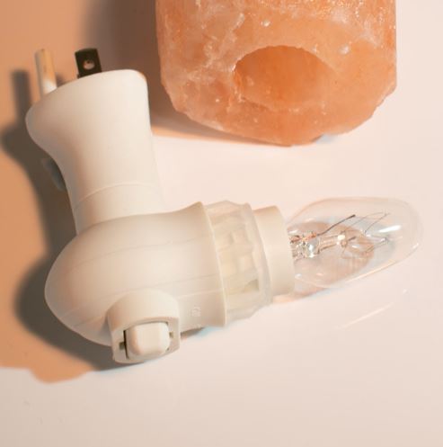 VEILLEUSE COEUR EN SEL D'HIMALAYA