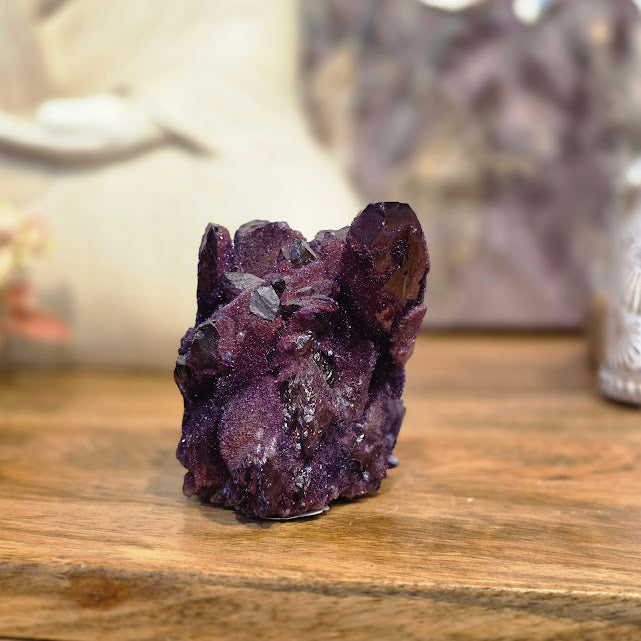 PIERRE QUARTZ VIOLET AU MANGANESE