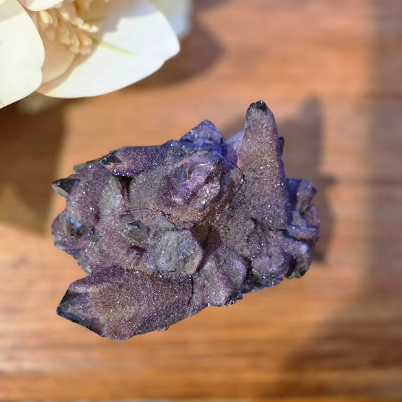 PIERRE QUARTZ VIOLET AU MANGANESE