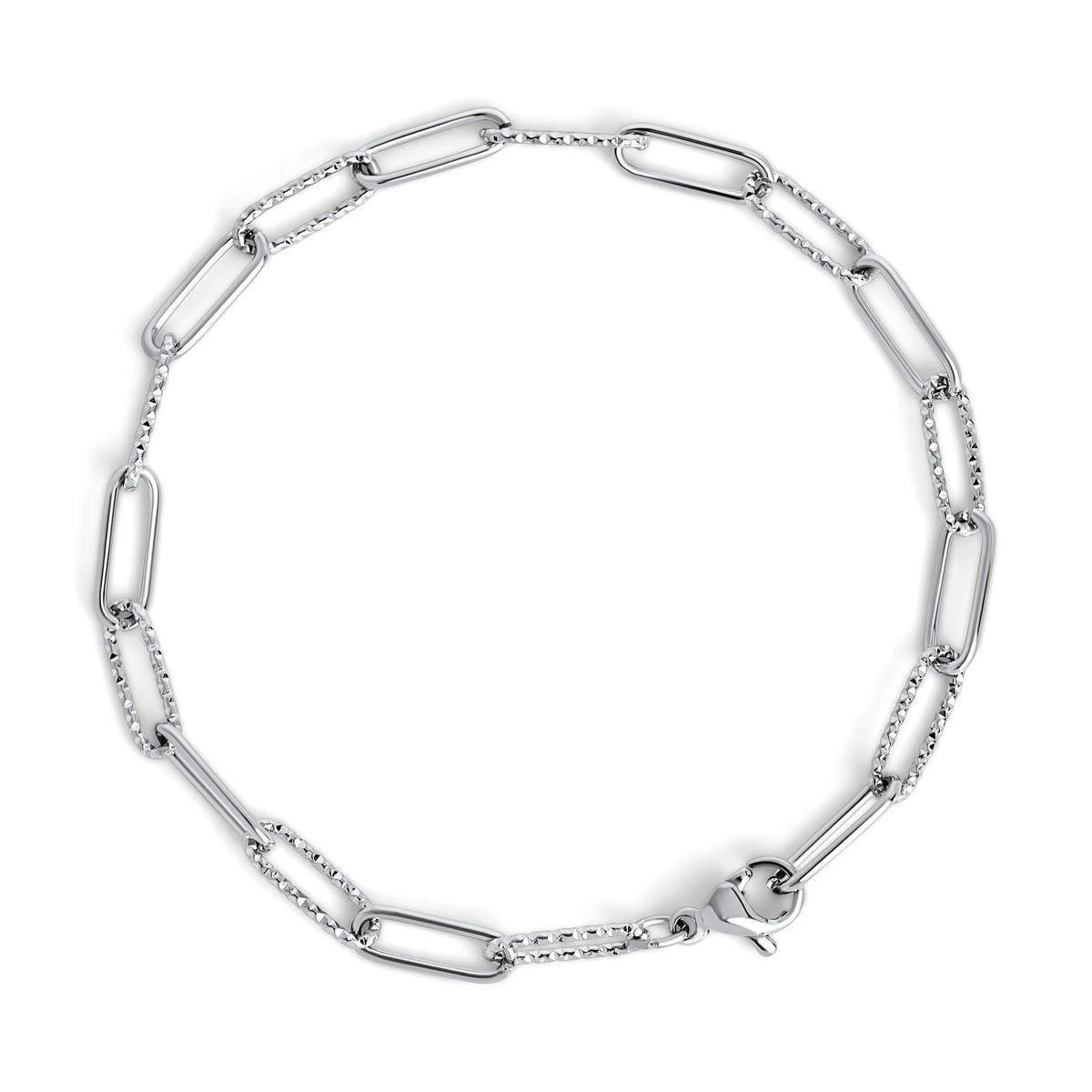 BRACELET TROMBONE EN ACIER INOXYDABLE DEBBIE | MIA BIJOUX 
