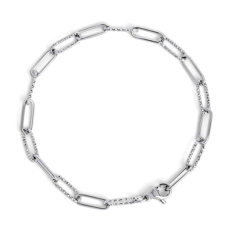 BRACELET TROMBONE EN ACIER INOXYDABLE DEBBIE | MIA BIJOUX 
