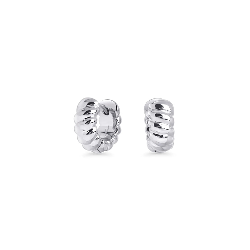 BOUCLES D'OREILLES CROISSANT EN ACIER INOXYDABLE | MIA BIJOUX
