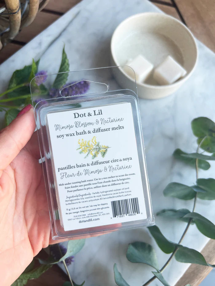 PASTILLES BAIN ET DIFFUSEUR FLEUR MIMOSA NECTARINE