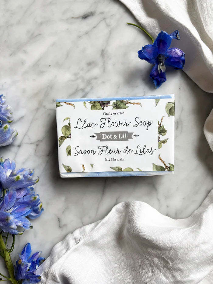 Savon végétalien Dot & Lil – L’authenticité du lilas en fleur