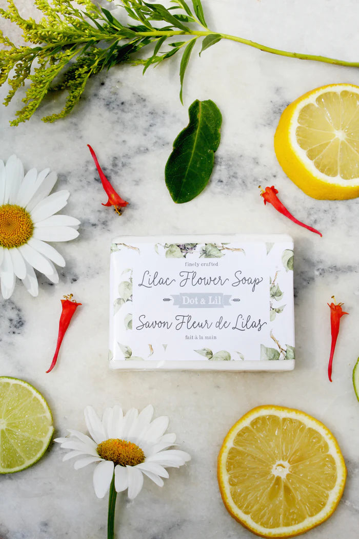 Savon végétalien Dot & Lil – L’authenticité du lilas en fleur