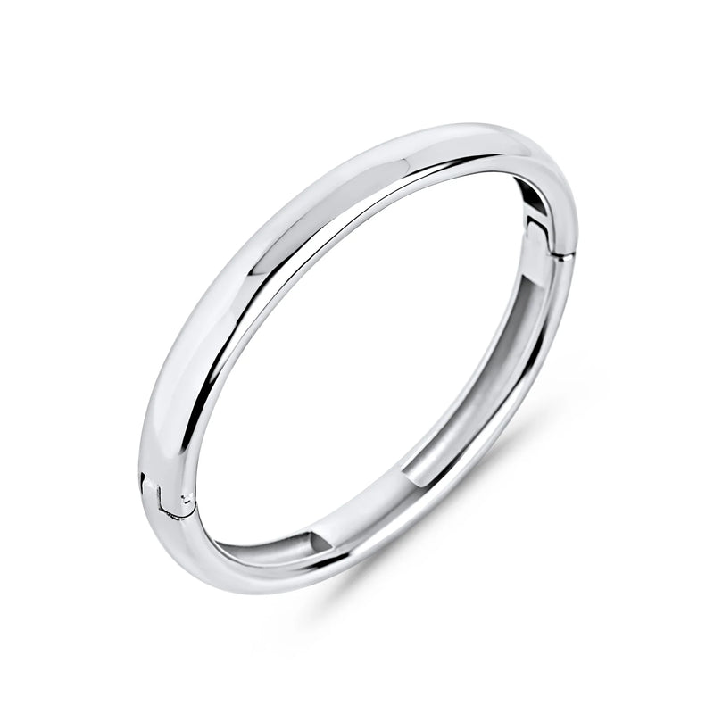 BRACELET RIGIDE EN ACIER INOXYDABLE UNI CAMILLE | MIA BIJOUX