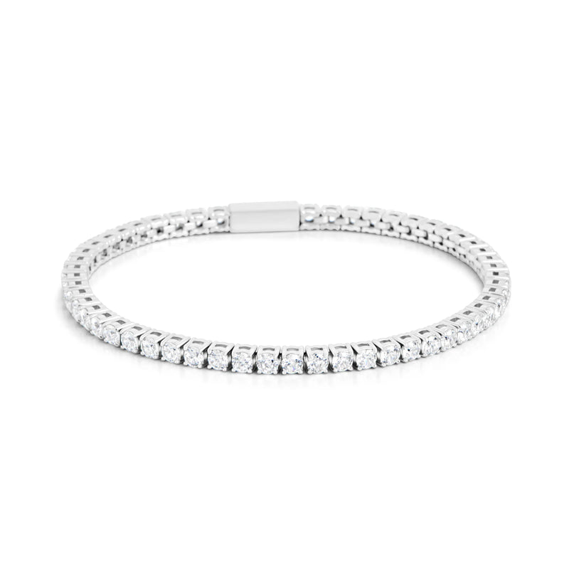 BRACELET EN ACIER INOXYDABLE AVEC ZIRCONS GRACE  | MIA BIJOUX