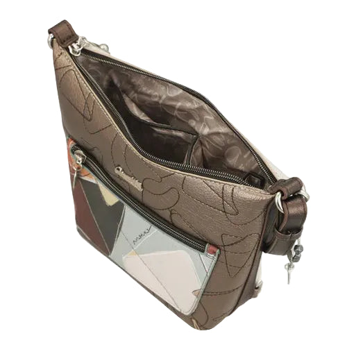 Sac bandoulière artistique inspiré d’Hypatie au design élégant et fonctionnel - Anekke