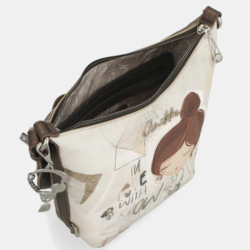 Sac bandoulière artistique inspiré d’Hypatie au design élégant et fonctionnel - Anekke