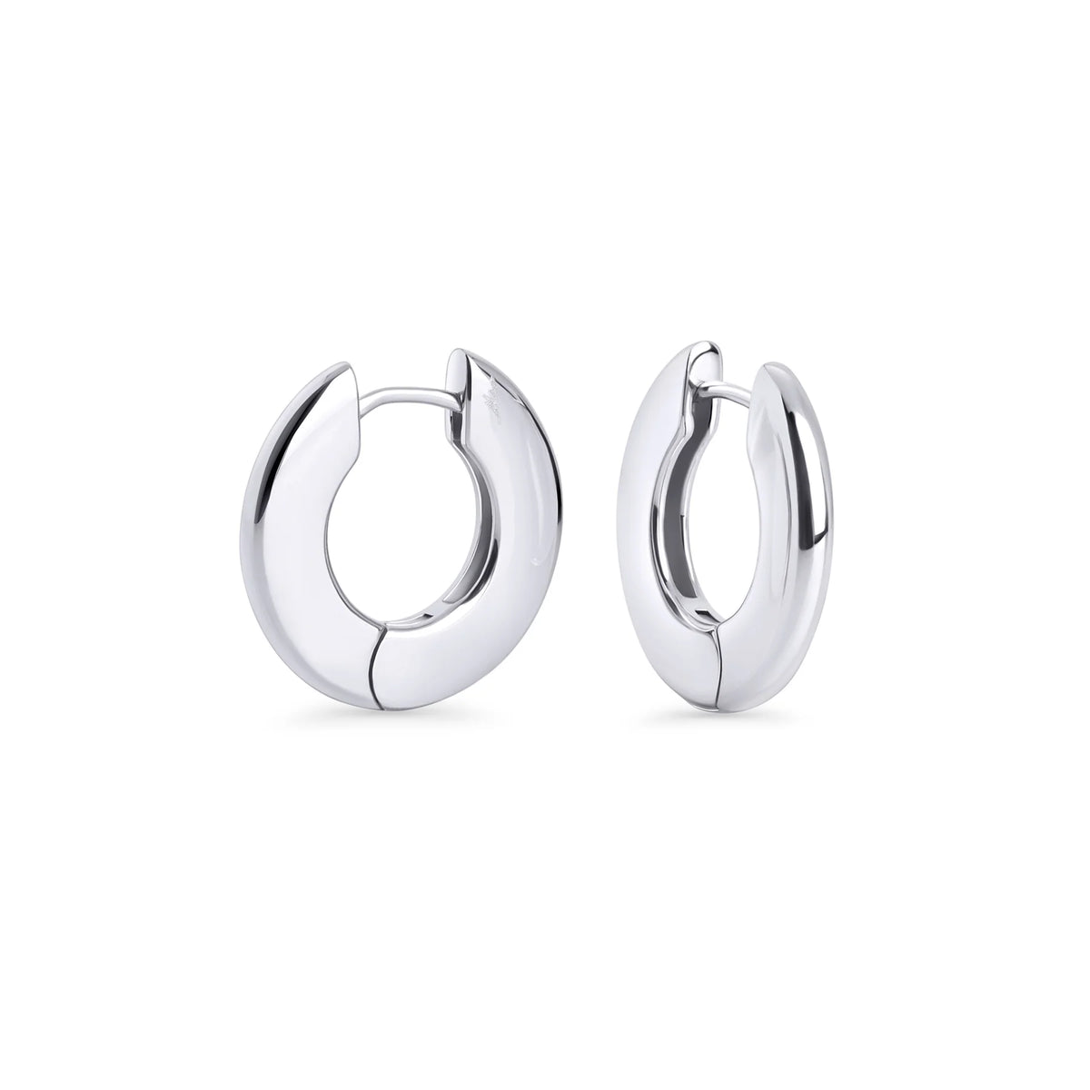 BOUCLES D'OREILLES ANNEAUX EN ACIER INOXYDABLE MIA BIJOUX