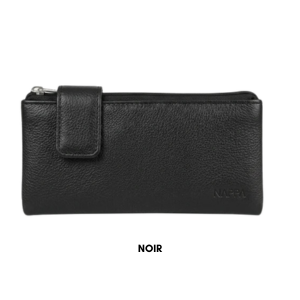 PORTEFEUILLE EN CUIR CHARLOTTE – NAPPA – 13 EMPLACEMENTS POUR CARTES