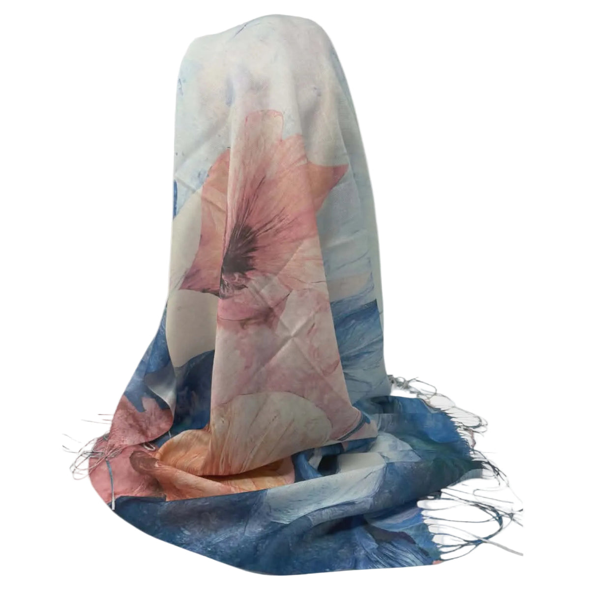 FOULARD LÉGER ET ÉLÉGANT GRANDES FLEURS