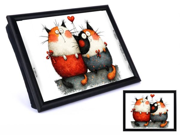 COUSSIN DE LECTURE LES CHATS AMOUREUX